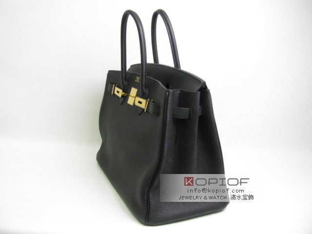 エルメス バーキン35ブラック(金具:ゴールド) her449